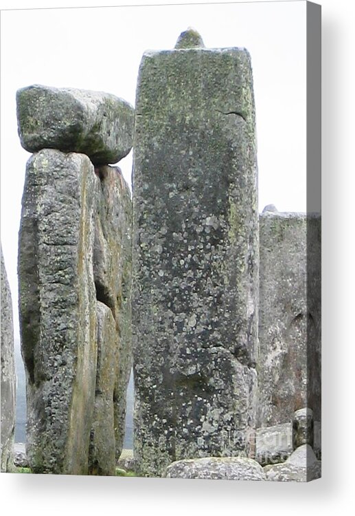 Stonehenge Acrylic Print featuring the photograph Pockmarked With Age by Denise Railey