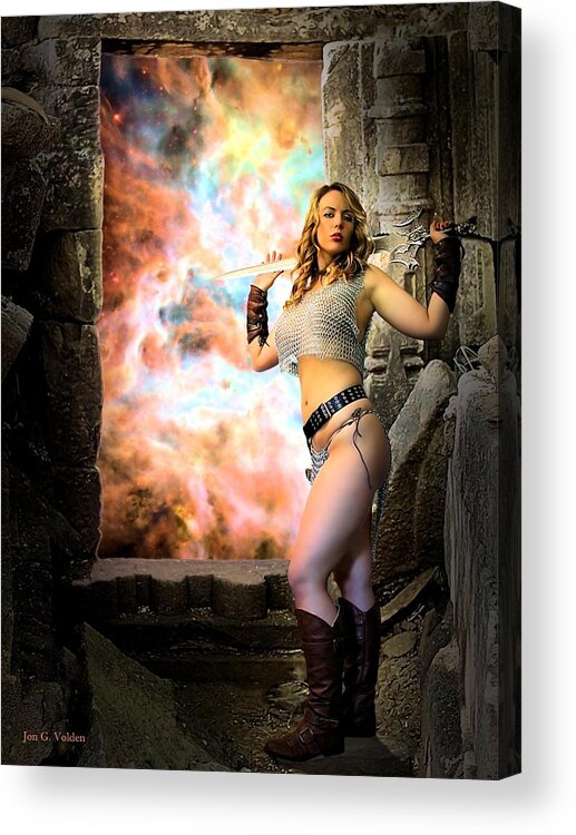 Fantasy Acrylic Print featuring the photograph Portal Of Magic by Jon Volden