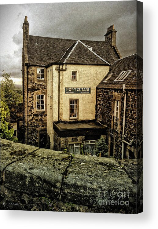 Stirling Acrylic Print featuring the photograph The Portcullis by Beauty For God