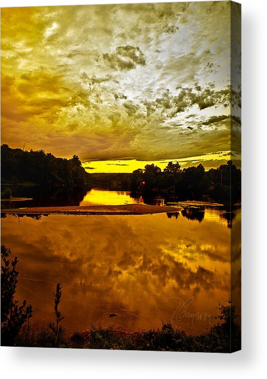 Farmington River Acrylic Print featuring the photograph Repose by Tom Cameron