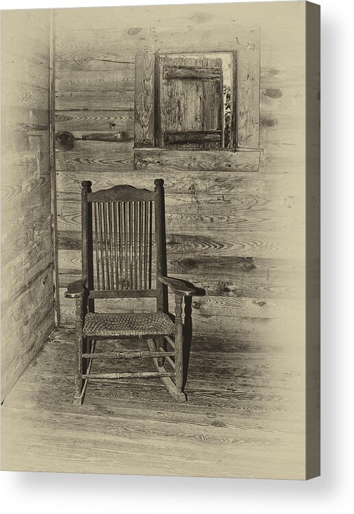 Rocking Chair Acrylic Print featuring the photograph Rocker of Ages by Sandra Anderson