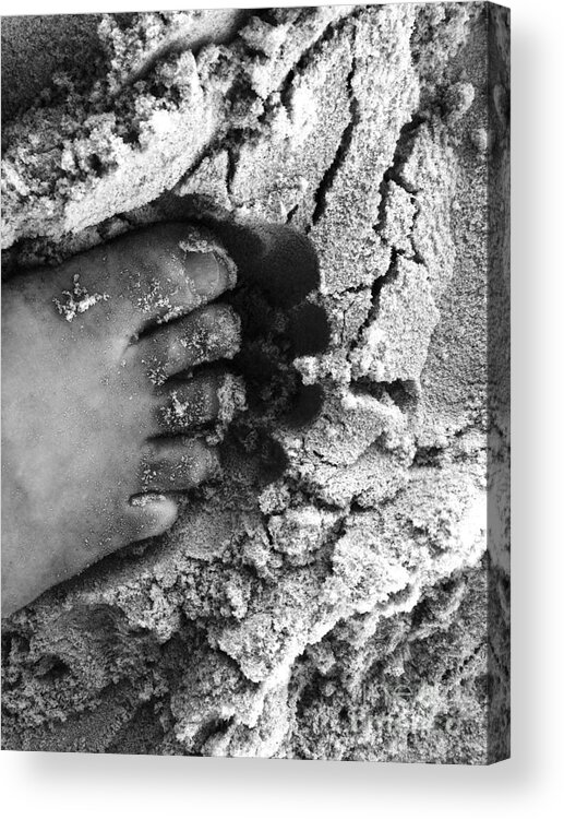 Sand Acrylic Print featuring the photograph Sand Foot by WaLdEmAr BoRrErO