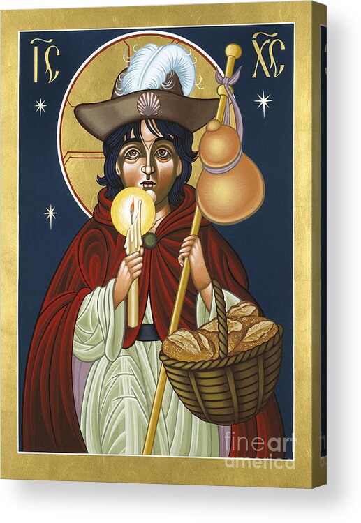 Icon Acrylic Print featuring the painting Santo Nino de Atocha 133 by William Hart McNichols
