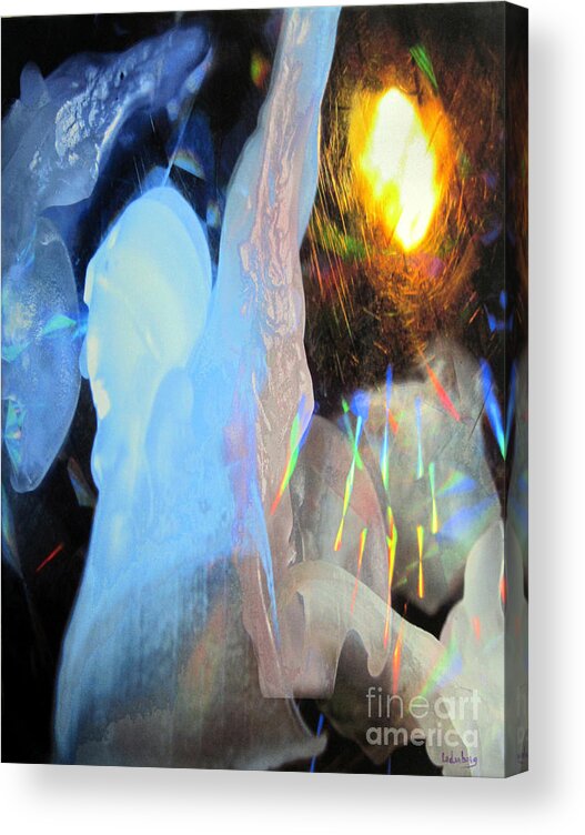 Love Acrylic Print featuring the painting Songs #1 by Dov Lederberg