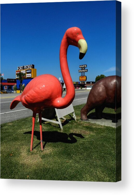 South Of The Border Acrylic Print featuring the photograph South of the Border 001 by Lance Vaughn