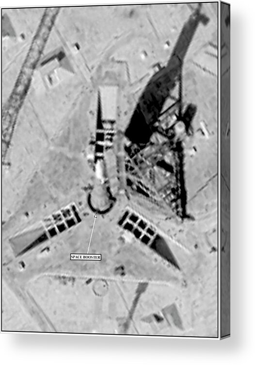 Space Booster Acrylic Print featuring the photograph Soviet Missile Test Site by National Reconnaissance Office