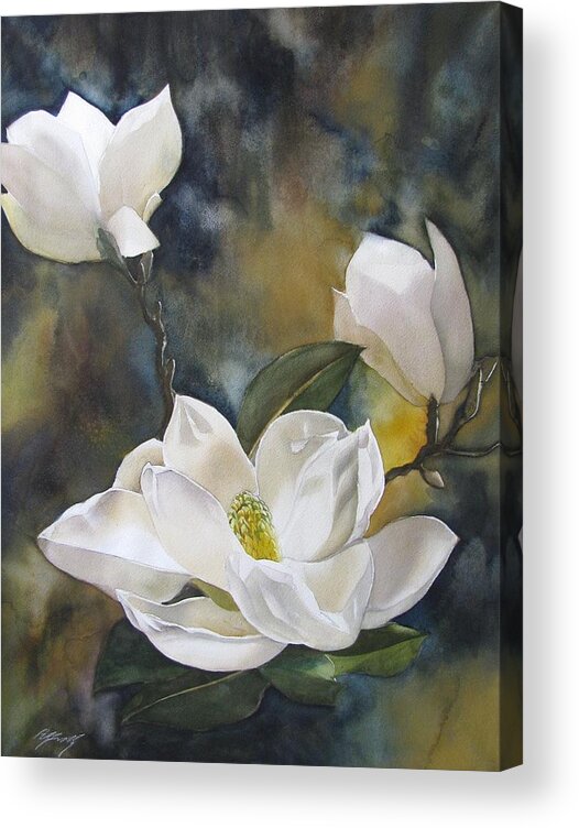 Spring Acrylic Print featuring the painting Splendor of light by Alfred Ng