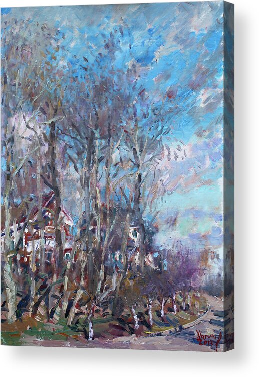 Spring Acrylic Print featuring the painting Spring 2013 by Ylli Haruni