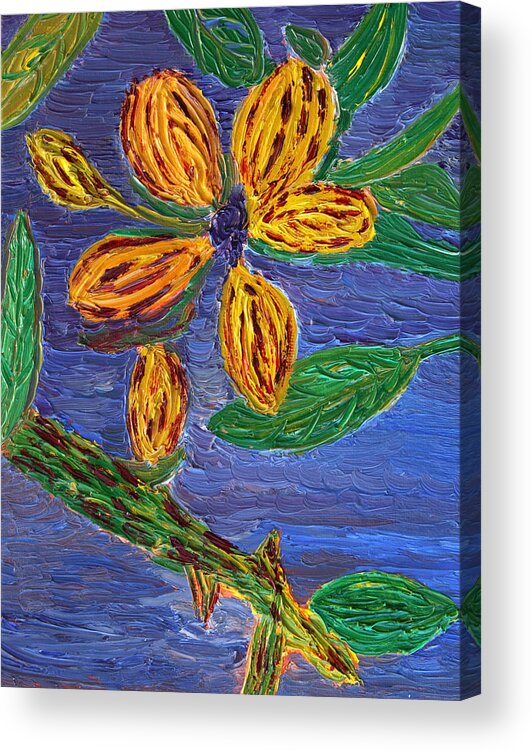 Spring Acrylic Print featuring the painting Spring Arrived by Vadim Levin