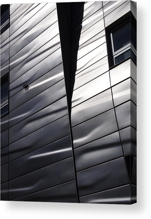 New York City Acrylic Print featuring the photograph Steel Currents by Rona Black