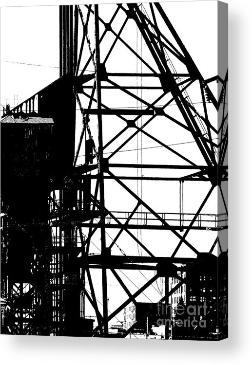 Newel Hunter Acrylic Print featuring the photograph Structure 3 by Newel Hunter
