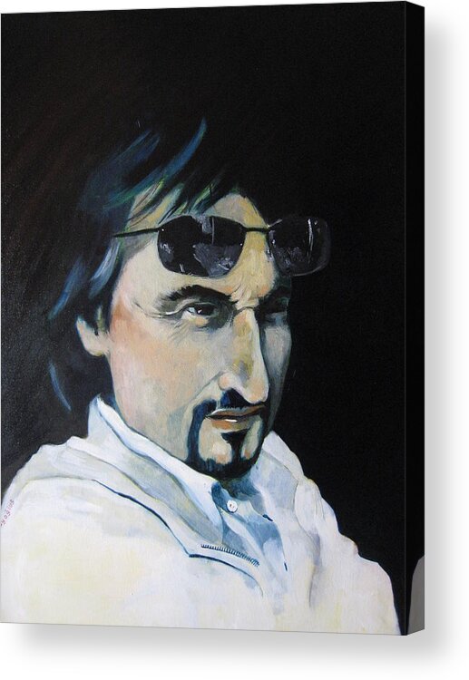 Male Acrylic Print featuring the painting Study for Marc by Ray Agius