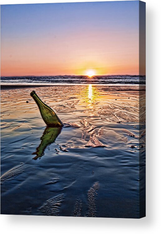 Oregon Acrylic Print featuring the photograph Sunset Memory by HW Kateley