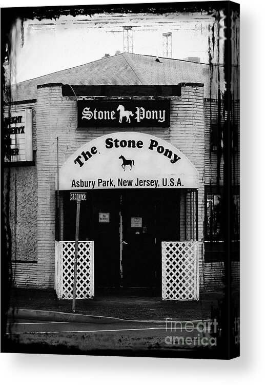 Asbury Park Acrylic Print featuring the photograph The Stone Pony by Colleen Kammerer