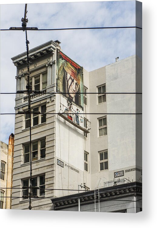 Sf Moma Acrylic Print featuring the photograph There goes Johnny by Weir Here And There