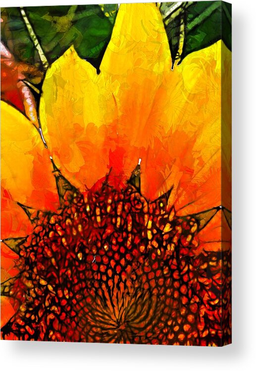 Abstract Acrylic Print featuring the digital art They do not know the way by Jeff Iverson
