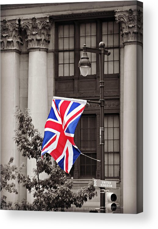 Union Jack Acrylic Print featuring the photograph Union Jack by Dark Whimsy
