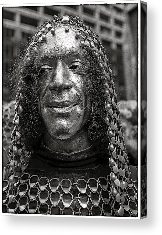 Portrait Acrylic Print featuring the photograph Urban Knight by Hal Norman K