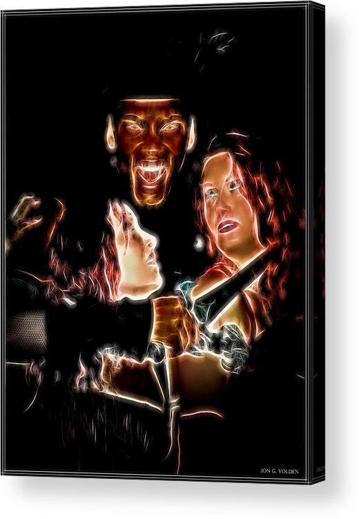 Vampire Acrylic Print featuring the photograph Vampires Glowing by Jon Volden