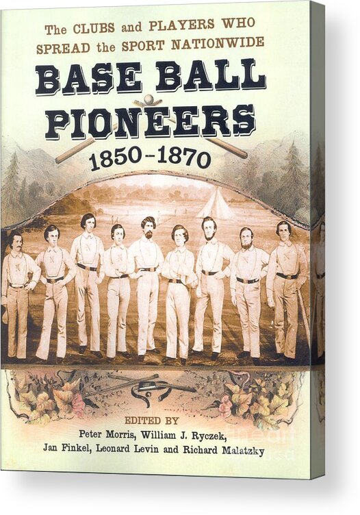 Vintage Acrylic Print featuring the photograph Vintage Baseball Pioneers Baseball Image by Action