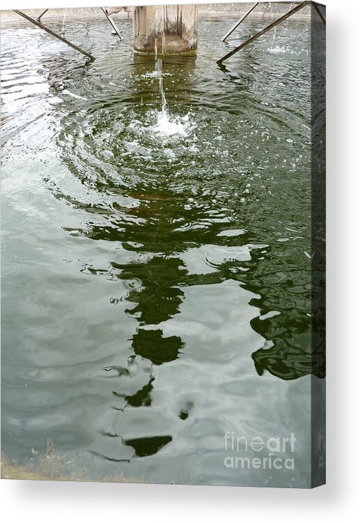 Water Acrylic Print featuring the photograph Water Reflection by Eva-Maria Di Bella