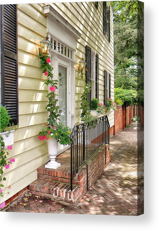 House Acrylic Print featuring the photograph Welcome by Jean Goodwin Brooks