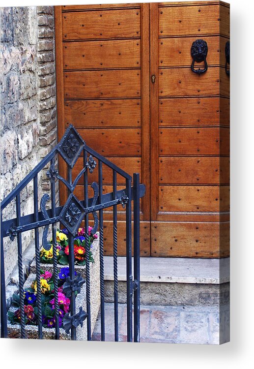 Doorways Acrylic Print featuring the photograph Welcoming by Jennifer Robin