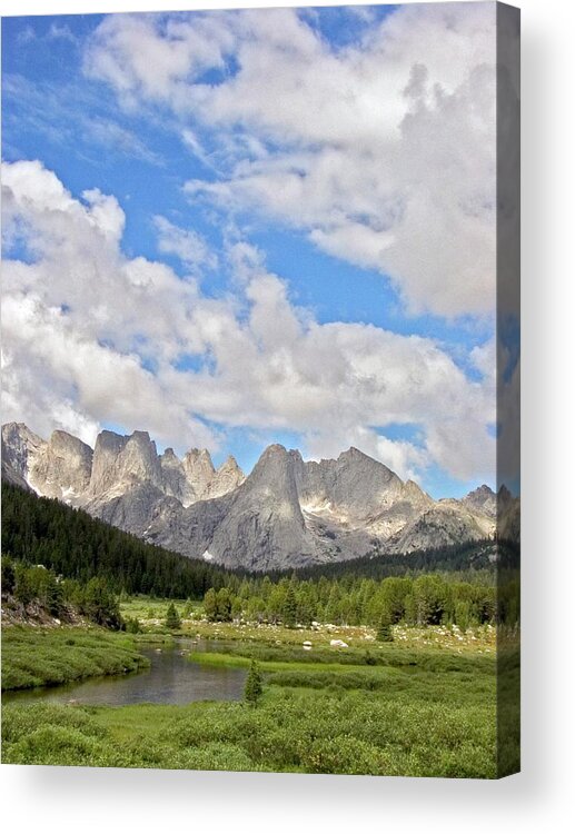 Mountain Acrylic Print featuring the photograph Wind River Mountains by Jim West