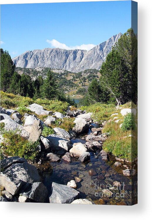 Wyoming Acrylic Print featuring the photograph Wind River Range by Betty Morgan