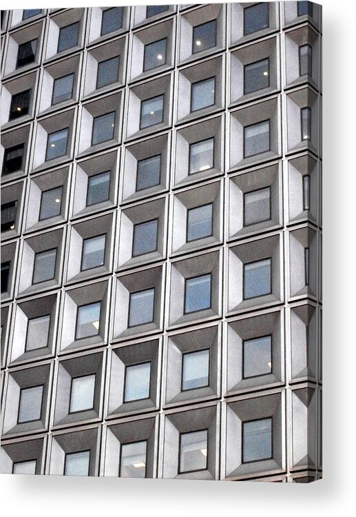 Photography Acrylic Print featuring the photograph 'Windows Abstract' by Liza Dey