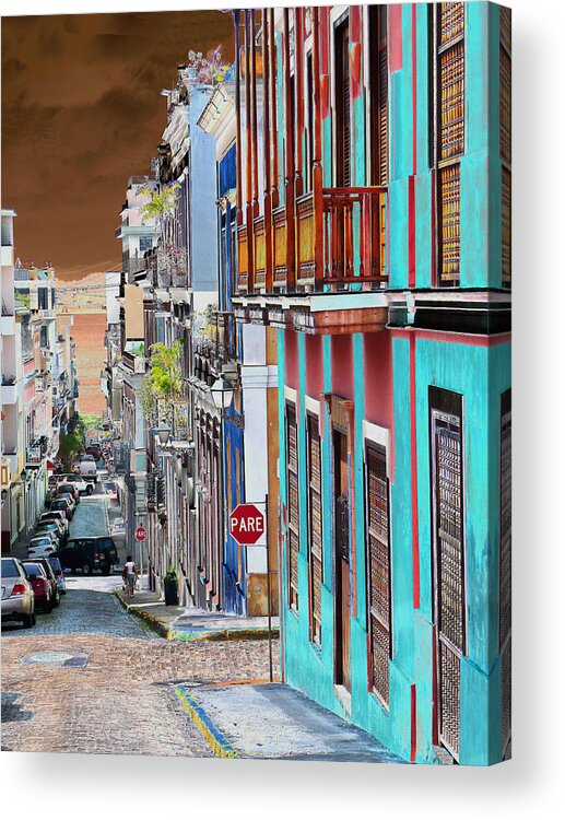 Old San Juan Acrylic Print featuring the photograph Old San Juan 14 #1 by Allan Rothman