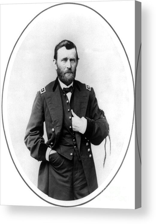 History Acrylic Print featuring the photograph Ulysses S. Grant, 18th American #4 by Photo Researchers