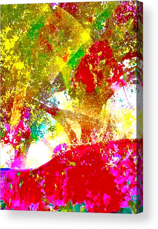 Abstract Acrylic Print featuring the photograph Abstract 244 by Pamela Cooper