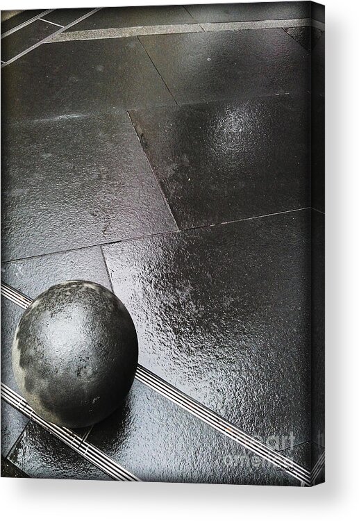 Pavement Acrylic Print featuring the photograph After Rain 2 by Eena Bo