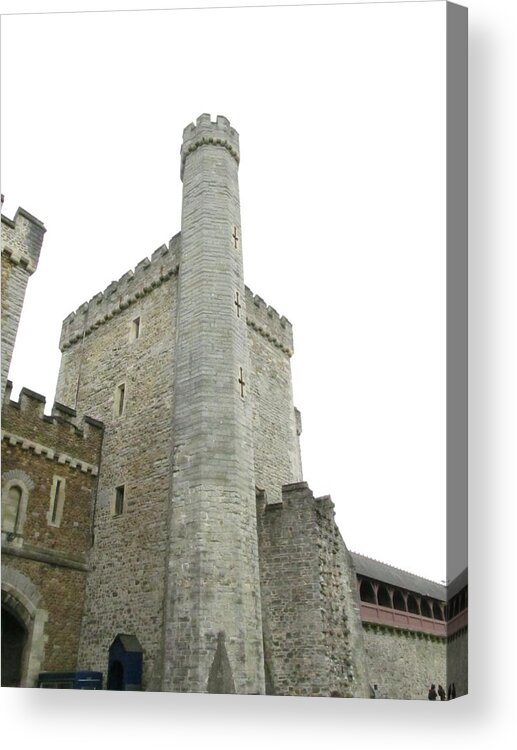 Spire Acrylic Print featuring the photograph Black Tower by Ian Kowalski