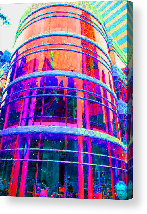 Chicago Acrylic Print featuring the photograph Circles by Val Oconnor