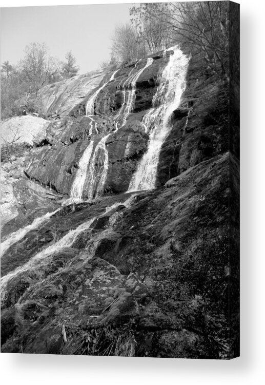 Crab Tree Falls Acrylic Print featuring the photograph Crab Tree Falls by Leigh Odom
