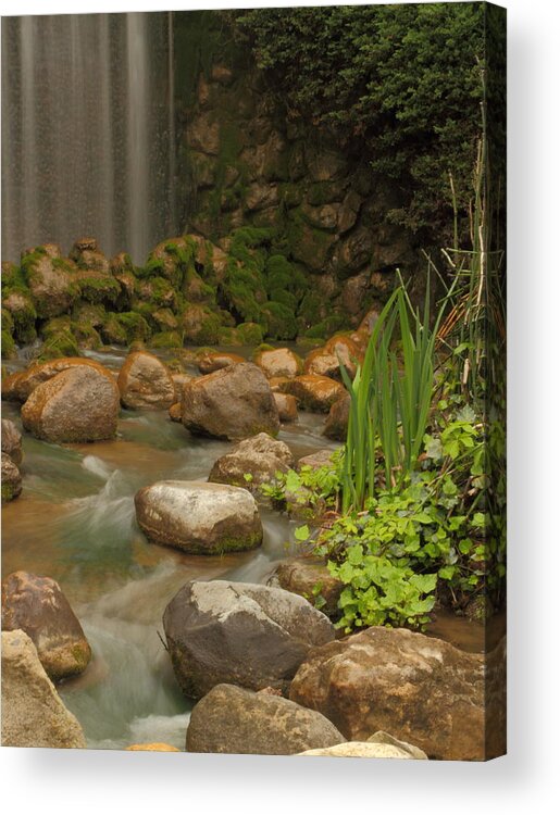 Garden Acrylic Print featuring the photograph Garden Falls by Coby Cooper