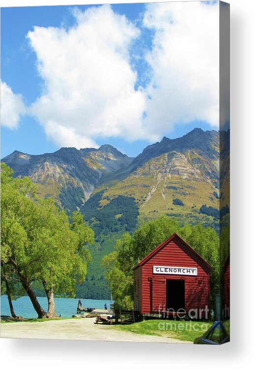 New Zealand Acrylic Print featuring the photograph Glenorchy by Michele Penner