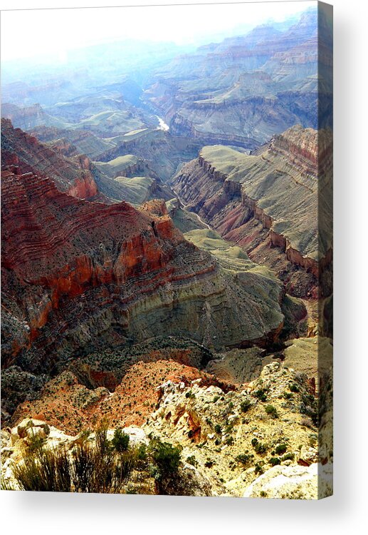 Nature Acrylic Print featuring the photograph Grand Canyon 10 by Tatyana Searcy
