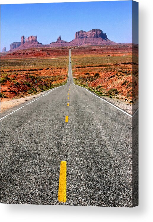 Monument Valley Acrylic Print featuring the photograph Gumproad by Rick Wicker