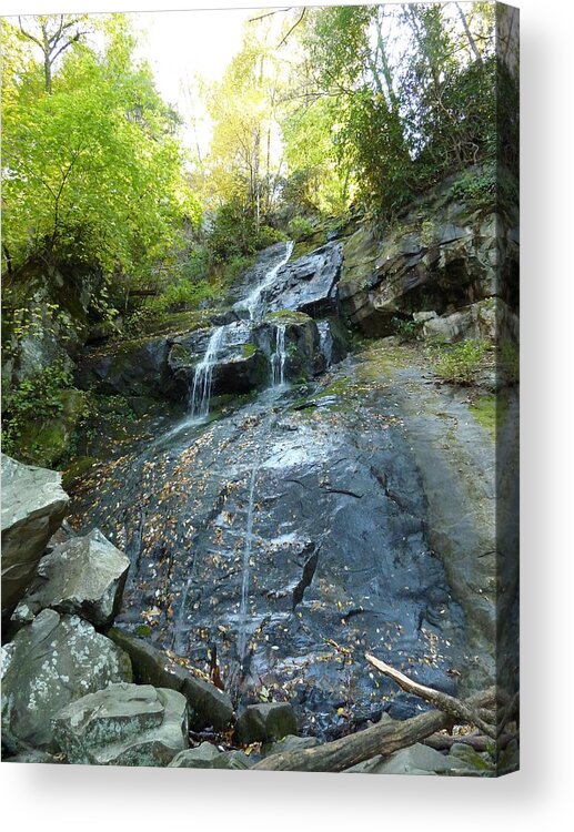 Henwallow Falls Acrylic Print featuring the photograph Henwallow Falls by Joel Deutsch