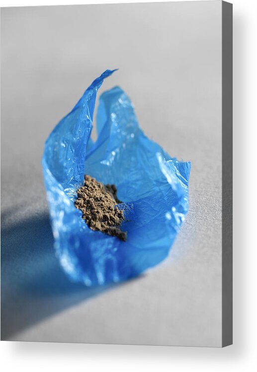 Heroin Acrylic Print featuring the photograph Heroin Powder by Tek Image