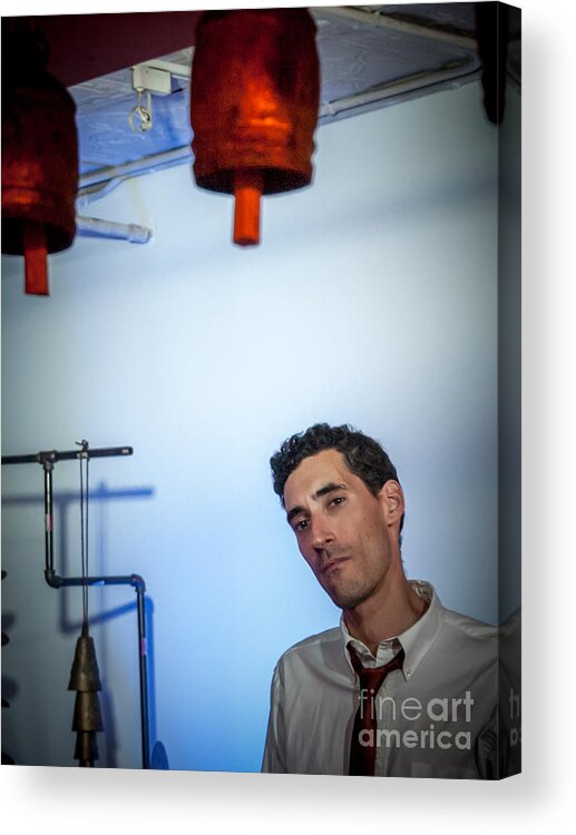 Droid Acrylic Print featuring the photograph Jordan McClean of DROID by Jim DeLillo