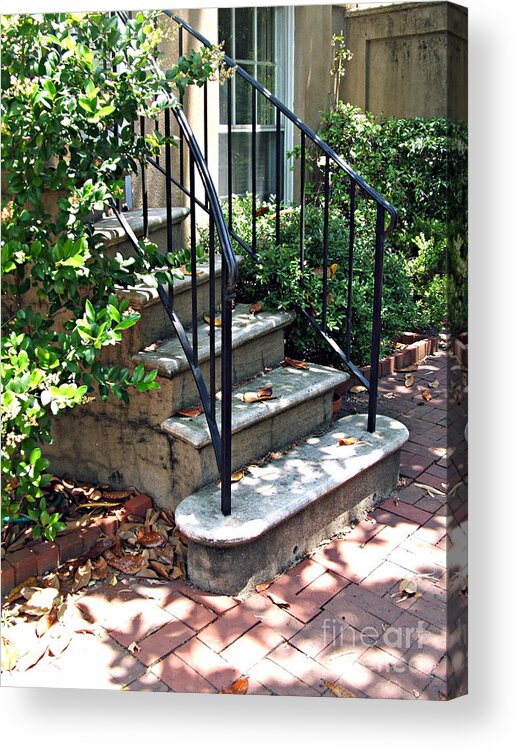 Savannah Acrylic Print featuring the photograph Savannah Steps by Doris Blessington
