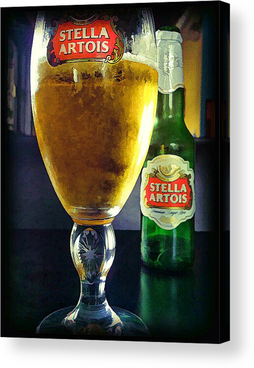 Stella Acrylic Print featuring the painting Stella by Steven Richardson