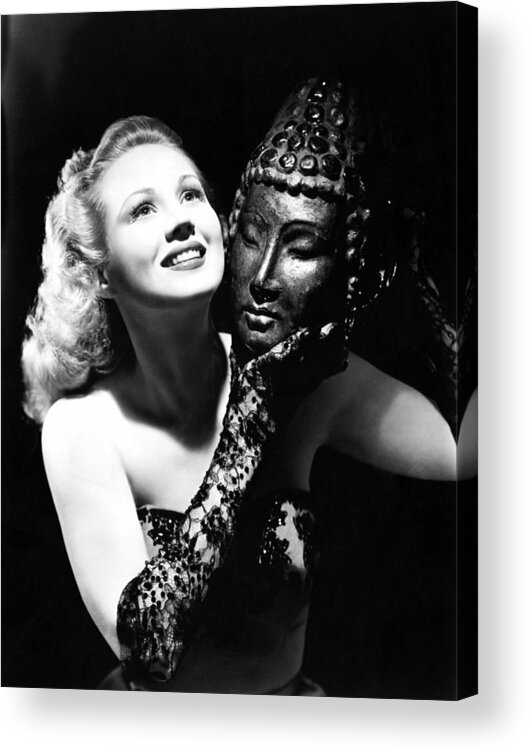 1940s Portraits Acrylic Print featuring the photograph Virginia Mayo, Ca. Early 1940s by Everett