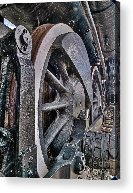 Canada Acrylic Print featuring the photograph Wheels of Steel by Colette Panaioti