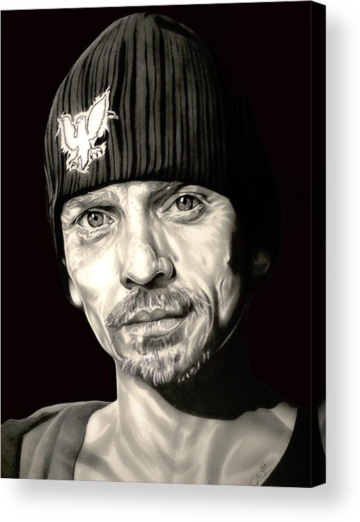 Breaking Bad Acrylic Print featuring the drawing Breaking Bad Skinny Pete #2 by Fred Larucci