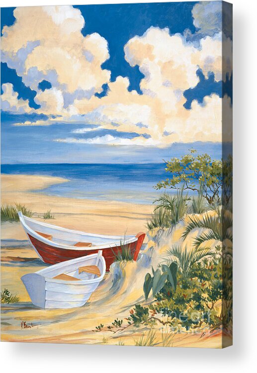 Costa Del Sol Acrylic Print featuring the painting Costa Del Sol II #1 by Paul Brent